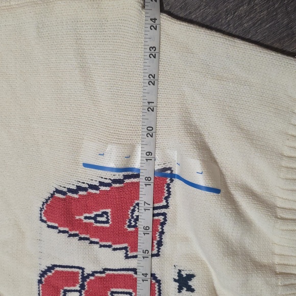 Grayson Threads USA Knit Sweater Womens NWT Patriotic White Red Blue Pullover - Picture 11 of 11